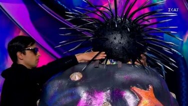 The Masked Singer: Άναυδοι οι κριτές με την αποκάλυψη του Αχινού
