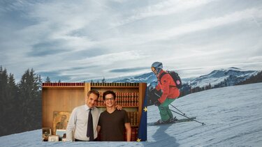 Για σκι στον Ψηλορείτη ο Κ. Μητσοτάκης με τον γιο του