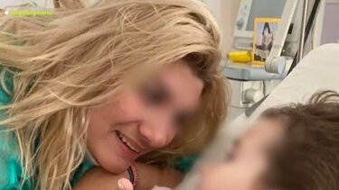 Φωτογραφία ντοκουμέντο από το μόνιτορ νοσηλείας της Τζωρτζίνας