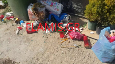 Πέταξαν από τους τάφους όλα τα «δώρα» Μαλένας και Ιριδας 