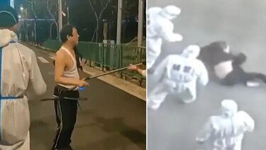 Σανγκάη: Αρπάζουν τους πολίτες με δαγκάνες -Χτυπούν όσους αντιστέκονται 