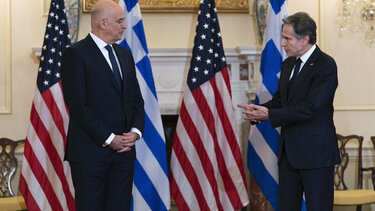 Για την τουρκική προκλητικότητα ενημέρωσε τον Άντονι Μπλίνκεν ο Ν. Δένδιας