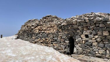 Κατέρρευσε τμήμα του ναού του Τιμίου Σταυρού, στην κορυφή του Ψηλορείτη