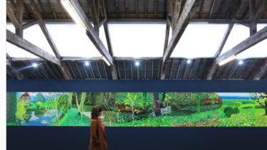 Το μεγαλύτερο έργο του David Hockney, μια τοιχογραφία 96 μέτρων