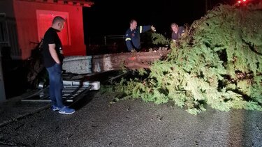 Σφοδρό μπουρίνι – Χωριά χωρίς ρεύμα στις Σέρρες