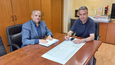 Συνάντηση Καρτσωνάκη με τον Διευθύνοντα Σύμβουλο της «Κτιριακές Υποδομές Α.Ε.»