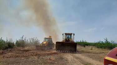 Υπό μερικό έλεγχο η πυρκαγιά στην Πέλλα 