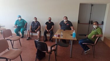 Συνάντηση με το ΔΣ του Συλλόγου Εργαζομένων του Γενικού Νοσοκομείου Αγίου Νικολάου