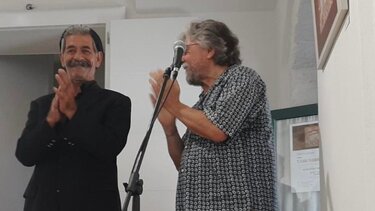 Μάγεψε το κοινό με την απαγγελία του "Ερωτόκριτου" ο Μπουργονίκος