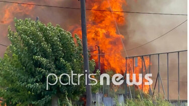 Φωτιά και στην Ηλεία – Απειλούνται σπίτια