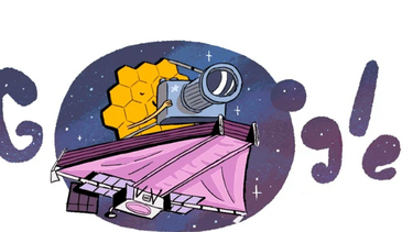 Στο διαστημικό τηλεσκόπιο James Webb αφιερωμένο το Google Doodle 