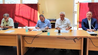 Υπογράφηκε η σύμβαση για τα φανάρια στον κόμβο Αγ. Νικολάου – Κριτσάς