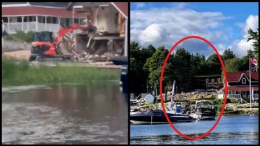 Απολύθηκε, ανέβηκε στην μπουλντόζα και διέλυσε τα γραφεία της εταιρίας