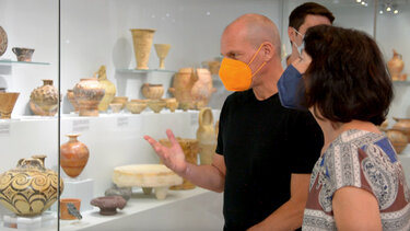 Στο Αρχαιολογικό Μουσείο Ηρακλείου ο Γ. Βαρουφάκης