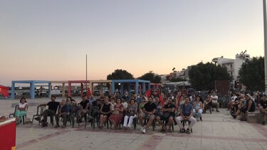 Ολοκληρώθηκε με επιτυχία η διήμερη κατασκήνωση της ΚΝΕ στην Ιεράπετρα