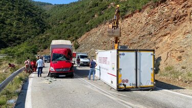 Τροχαίο με 7 τραυματίες στην Εθνική Οδό Τρικάλων - Ιωαννίνων
