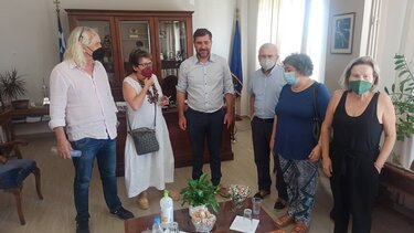 Επίσκεψη Θραψανιώτη στον νέο Αντιπεριφερειάρχη Λασιθίου