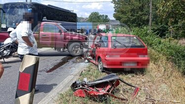 Ιωάννινα: Σοβαρό τροχαίο με λεωφορείο και 3 αυτοκίνητα – Ένας νεκρός