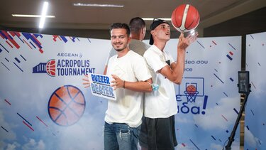 Πολλές δράσεις από την AEGEAN στους αγώνες της Εθνικής Μπάσκετ στο τουρνουά «AEGEAN Ακρόπολις» 