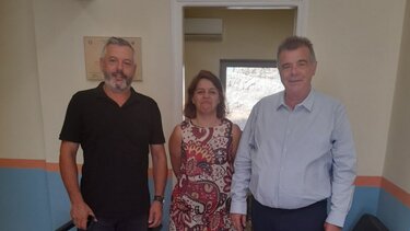 Επίσκεψη Ταταράκη στην Αγία Γαλήνη 