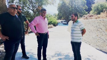 Προχωρούν οι εργασίες στην περιφερειακή οδό στο Νευς Αμάρι 