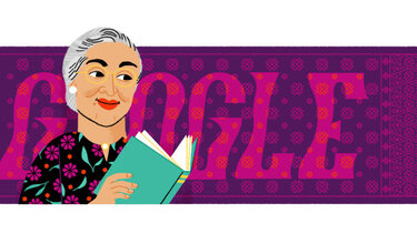 Google: Τιμά την Αζάχ Αζίζ , τη «μορφή του πολιτισμού της Μαλαισίας»