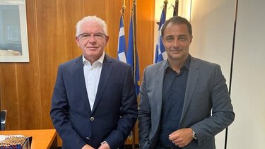 Συνάντηση Σενετάκη με τον Πρόεδρο του ΕΛΓΑ 