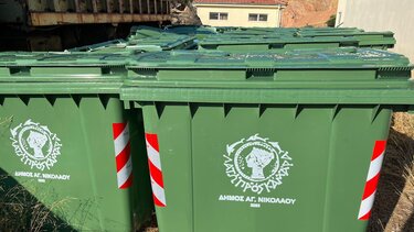 Νέοι κάδοι απορριμμάτων στον δήμο Αγίου Νικολάου