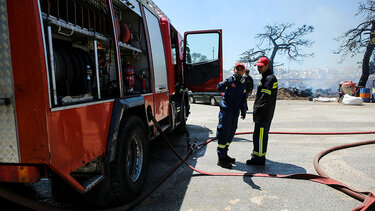 Πυρκαγιά στα Νεόκτιστα Ασπροπύργου