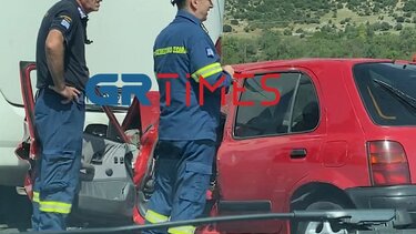 Τραγωδία στην Εγνατία Οδό: Νεκρή 66χρονη οδηγός που έπεσε πάνω σε λεωφορείο
