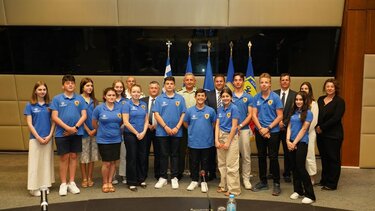 Επίσκεψη στο ΓΕΕΘΑ από την Παγκρήτια Ένωση Μελβούρνης	