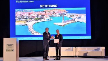 Στο Δήμο Ρεθύμνης το πρώτο βραβείο για την εφαρμογή ολοκληρωμένου σχεδίου βιώσιμης κινητικότητας στις μεταφορές
