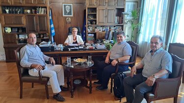 Συνάντηση Μ. Λιονή με τους Προϊσταμένους Α/θμιας & Β/θμιας Εκπαίδευσης Ρεθύμνου 