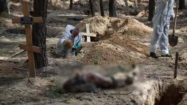 Ουκρανία: 436 σοροί έχουν εκταφεί στο Ιζιούμ