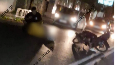 Τραυματίας μοτοσικλετιστής σε τροχαίο στο Μακρύ Τοίχο