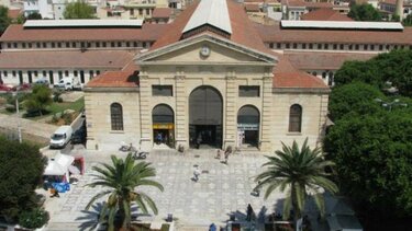 Αυτοψία Σημανδηράκη στο εργοτάξιο της Δημοτικής Αγοράς