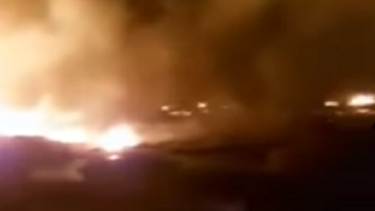 Χωρίς ενεργό μέτωπο η φωτιά στο Τυμπάκι