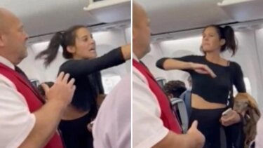 Γυναίκα βρίζει το πλήρωμα αεροπλάνου και πετάει μπουκάλι με νερό σε συνεπιβάτη της