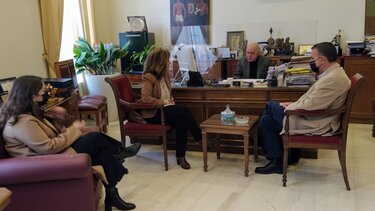 Με τον υπεύθυνο Προστασίας της Ύπατης Αρμοστείας του ΟΗΕ για τους πρόσφυγες συναντήθηκε ο Β.Λαμπρινός