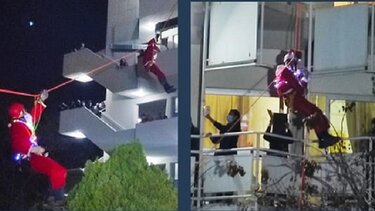 "Απόβαση" αγιοβασίληδων στο νοσοκομείο