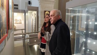 Στην έκθεση «Άγιοι Βρακοφόροι και Φουστανελάδες» ο Δήμαρχος Ηρακλείου