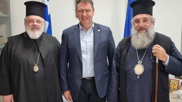 Στο Δήμο Χερσονήσου ο Αρχιεπίσκοπος Κρήτης και ο Μητροπολίτης Διδυμοτείχου
