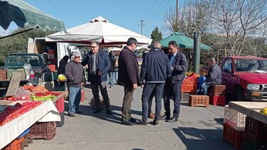 Ημέρα ανταλλαγής ευχών για τον Δήμαρχο Μινώα Πεδιάδας