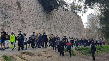 "Άθληση στα τείχη" για τους μαθητές