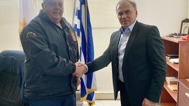 Στην Πυροσβεστική Υπηρεσία Ιεράπετρας, ο Θεοδόσης Καλαντζάκης 