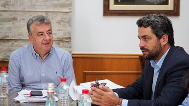 Συνάντηση Αρναουτάκη - Σημανδηράκη για τα Σχέδια Βιώσιμης Αστικής Ανάπτυξης 