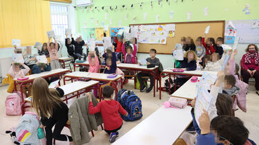 Η "Αστερίνα" συνάντησε μαθητές!