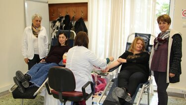 Με επιτυχία η εθελοντική αιμοδοσία στο Δημαρχείο Χανίων 