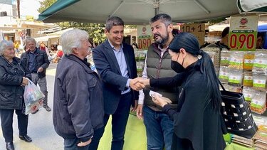 Επίσκεψη Αυγενάκη στην αγορά των Μοιρών