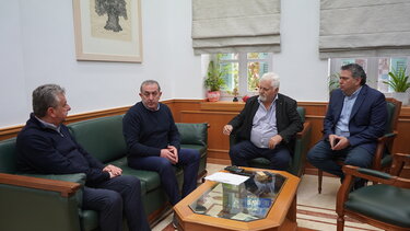 Στον Περιφερειάρχη Κρήτης ο Δήμαρχος Βιάννου